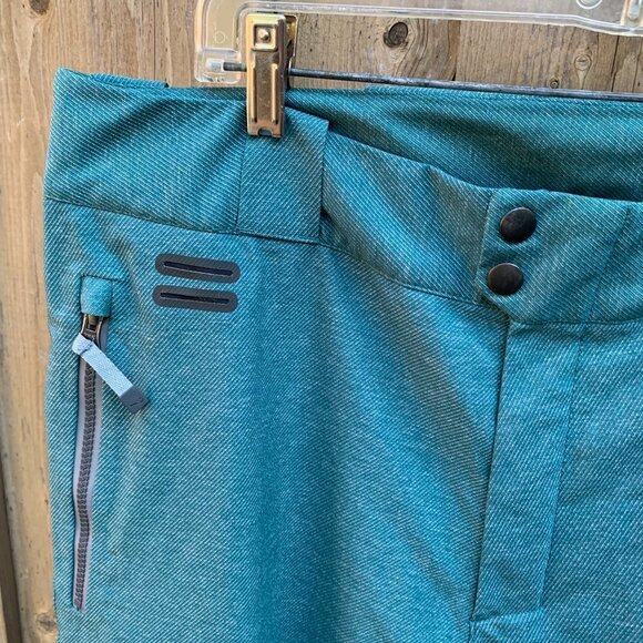 Vintage Nike Snowpants Large Teal - Picture 8 of 9